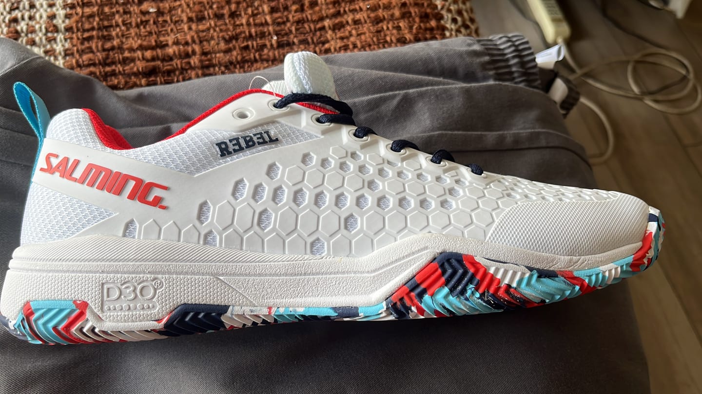 Customer photo review of Zapatilla Salming Rebel Light Dazzle