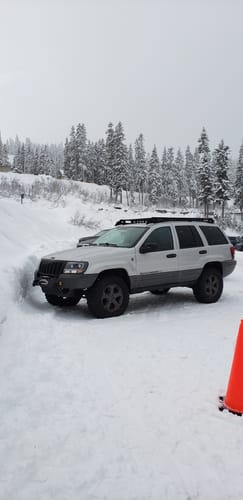 Customer photo review of WJ Full Roof Rack