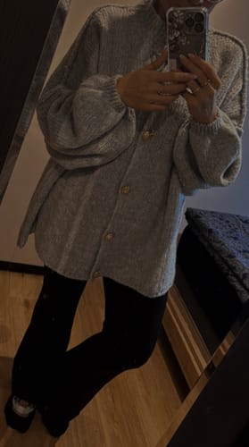 Customer photo review of Oversized Cardigan "CozyGlam"