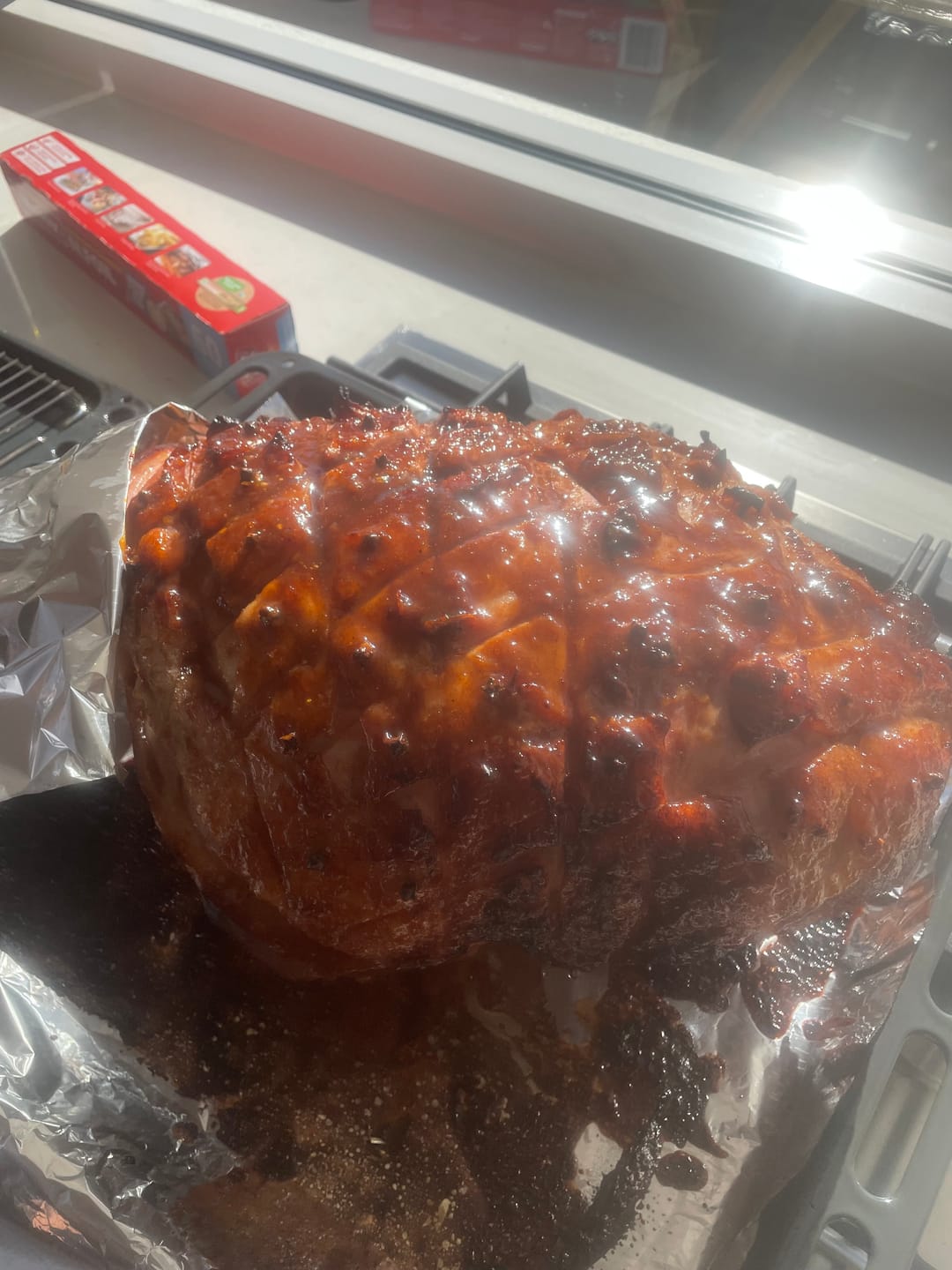 Customer photo review of Free Range Whole Leg Ham