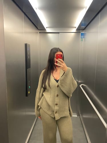 Customer photo review of Lauren Strick Zweiteiler - Taupe