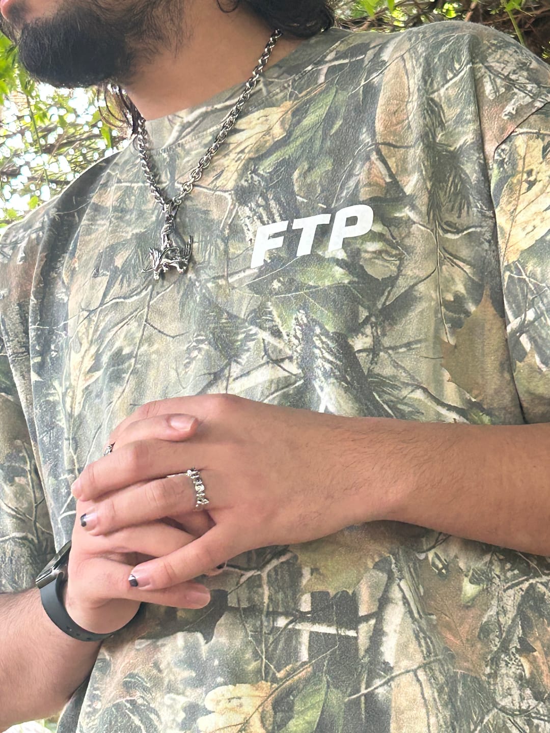 Customer photo review of FALLEN ANGEL PENDANT