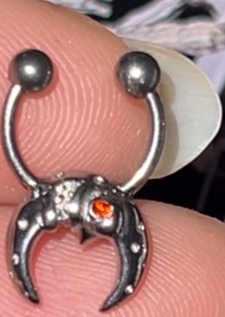 Customer photo review of FAUX LUNA SEPTUM