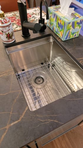 Customer photo review of GRID - 15" stainless steel sink grid (GR-5LS15)