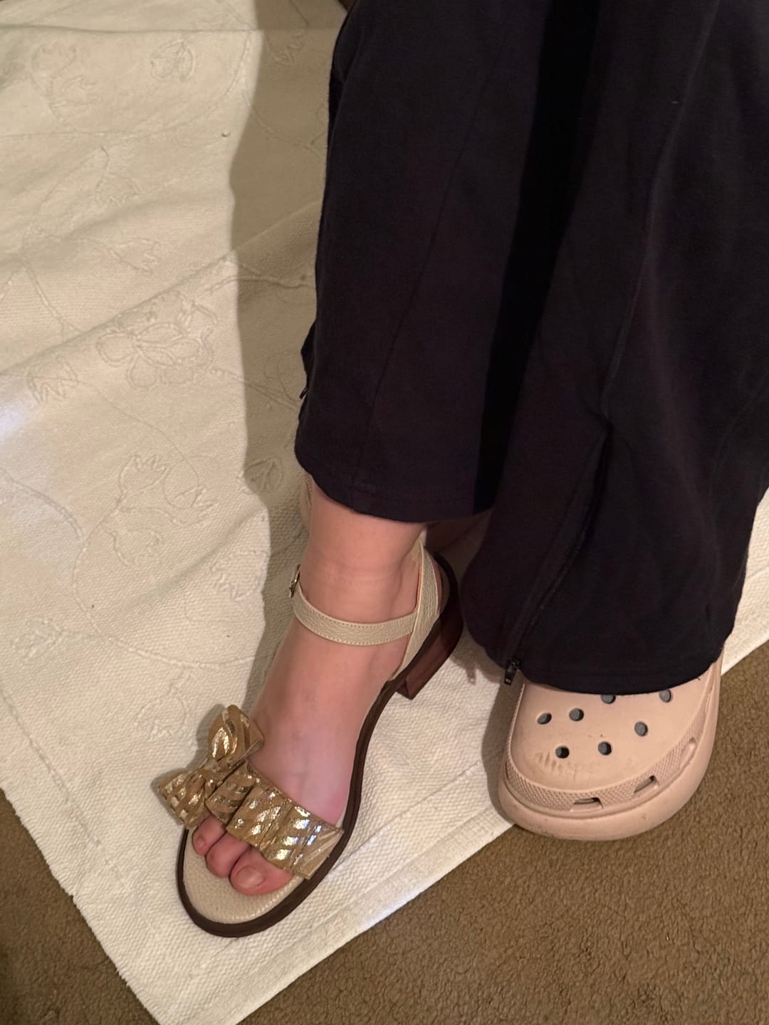 Customer photo review of Sandalia Mujer / Nogal Beige