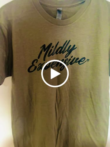 Customer video review of EXPENSIVE TEE