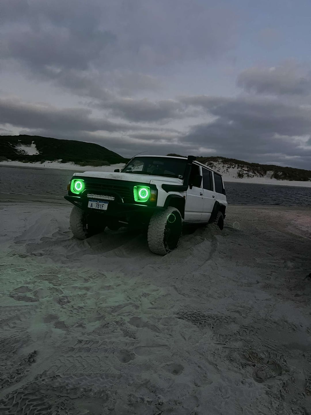 Customer photo review of 7" 'Halo' LED Colour Chasing Headlights