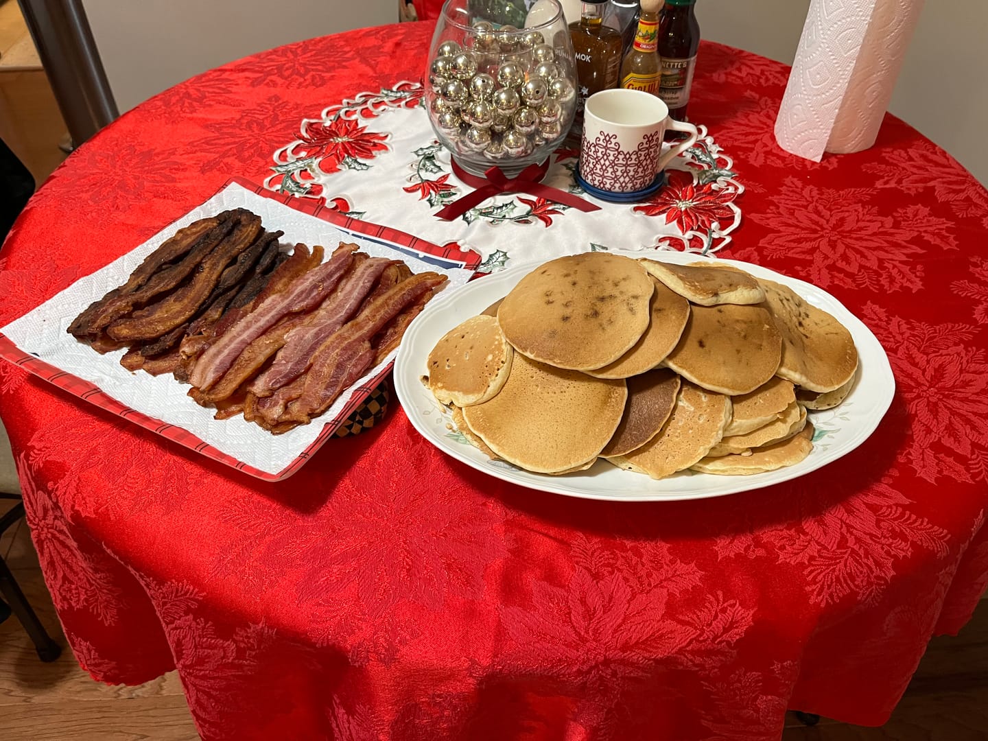 Customer photo review of Cousin T's Cinnamon Bun Gourmet Pancake Mix (2 Pack)