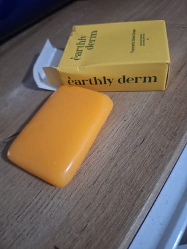 Customer photo review of Turmeric Glow Soap