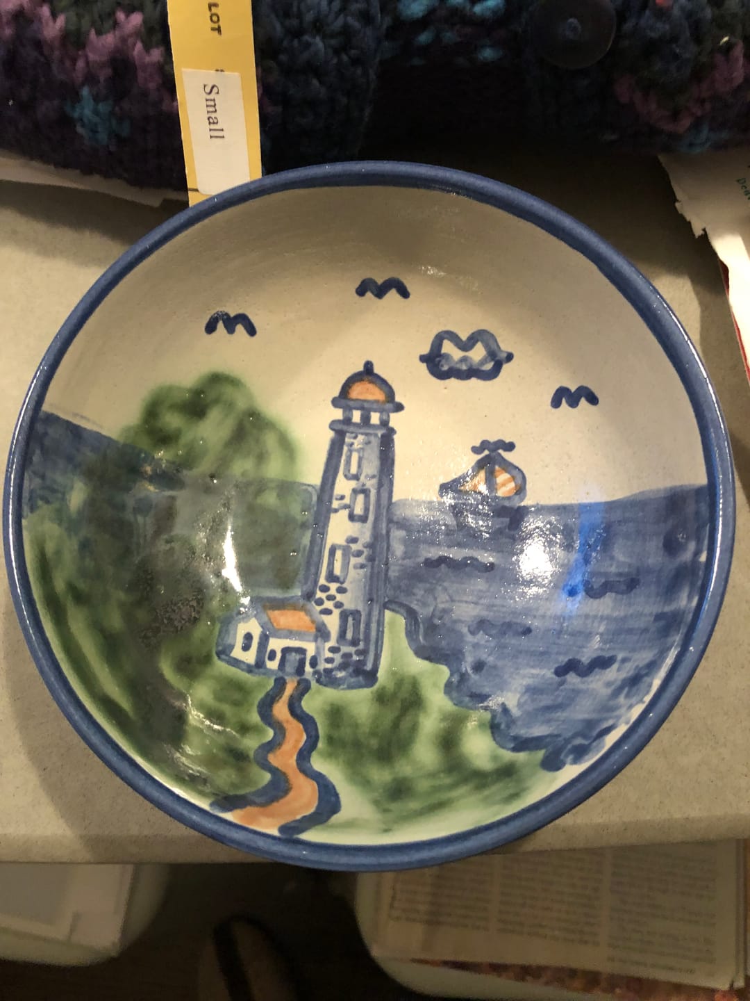 Customer photo review of Personalized Cereal Bowl