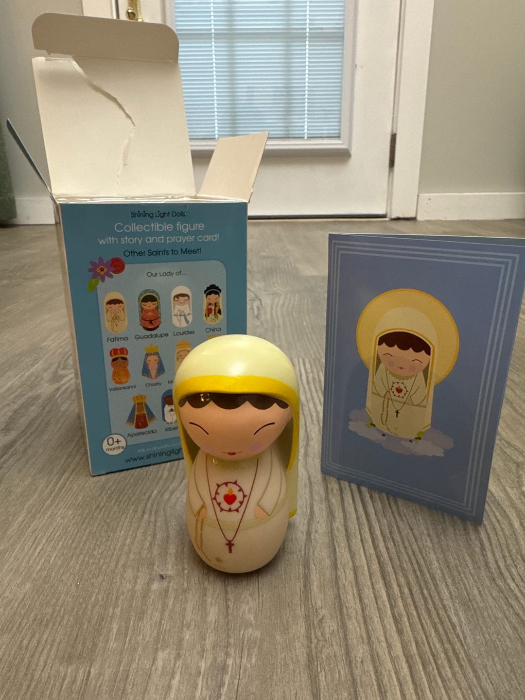Customer photo review of Our Lady of Fatima Shining Light Doll