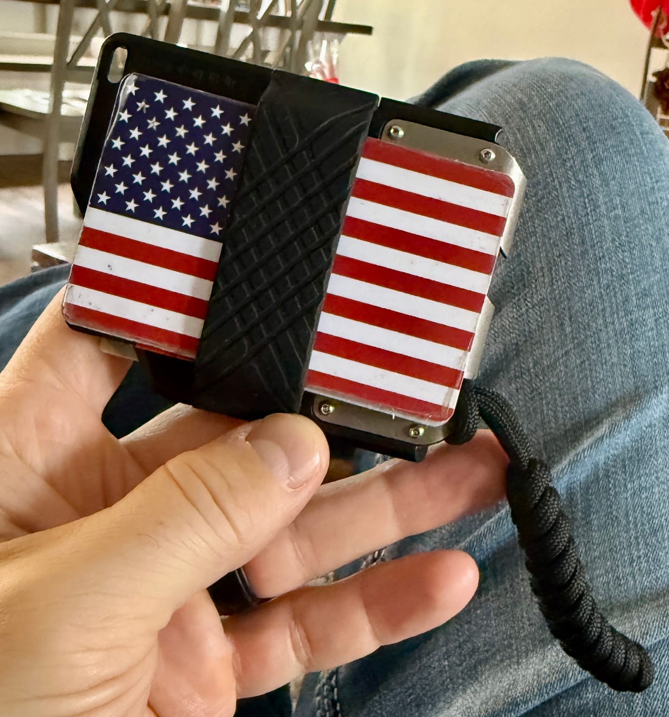 Customer photo review of MC01 TITANIUM MONEY CLIP