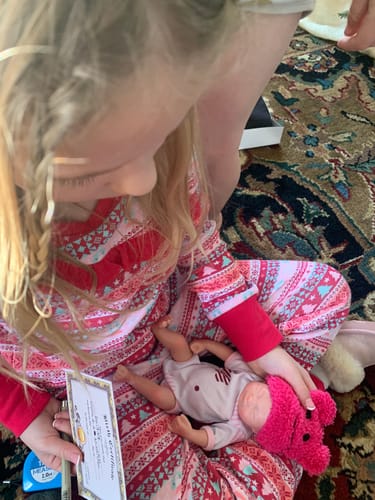 Customer photo review of 11" Preemie Full Silicone Dolls "Nate & Natalie"