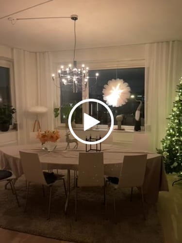 Customer video review of Elegant Ljuskrona 18 Svart
