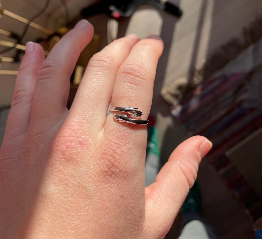 Customer photo review of To My Daughter | My Love Is Forever | Hug Ring