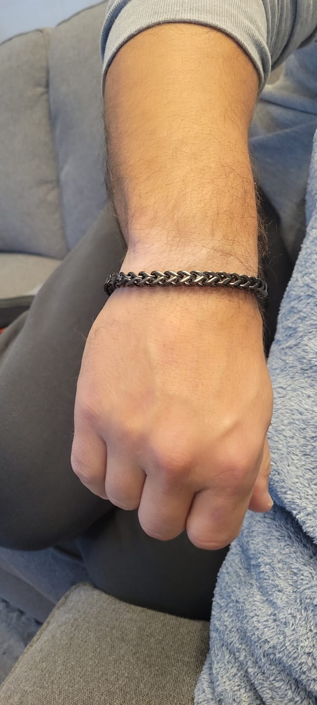 Customer photo review of Franco Link Bracelet | 6MM