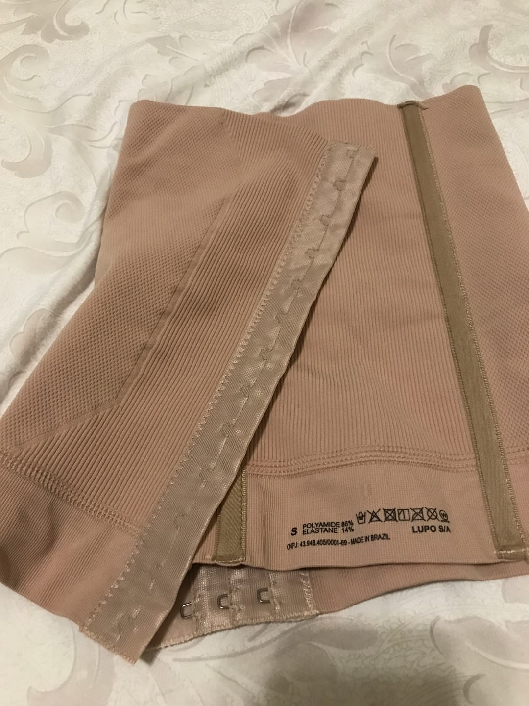 Customer photo review of Microfiber Waist And Abdomen Control Corset