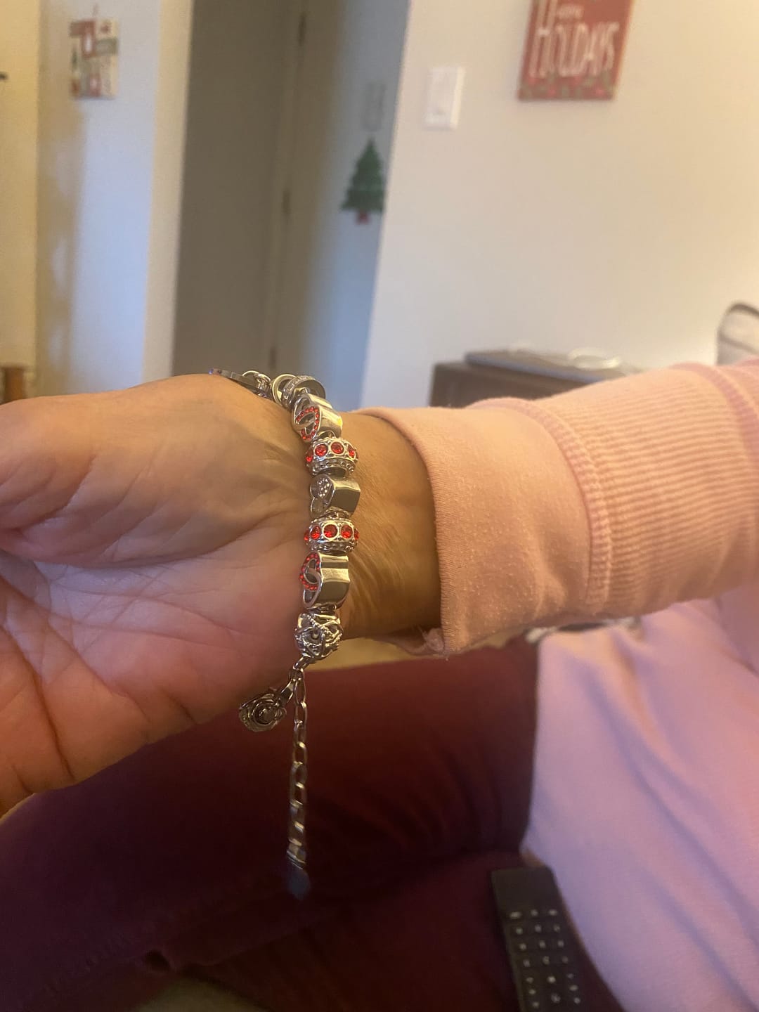 Customer photo review of I Love You Bracelets