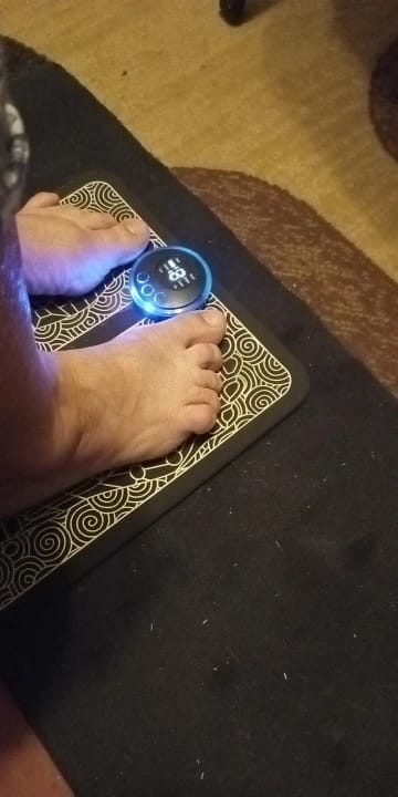 Customer photo review of Foot Massage Mat