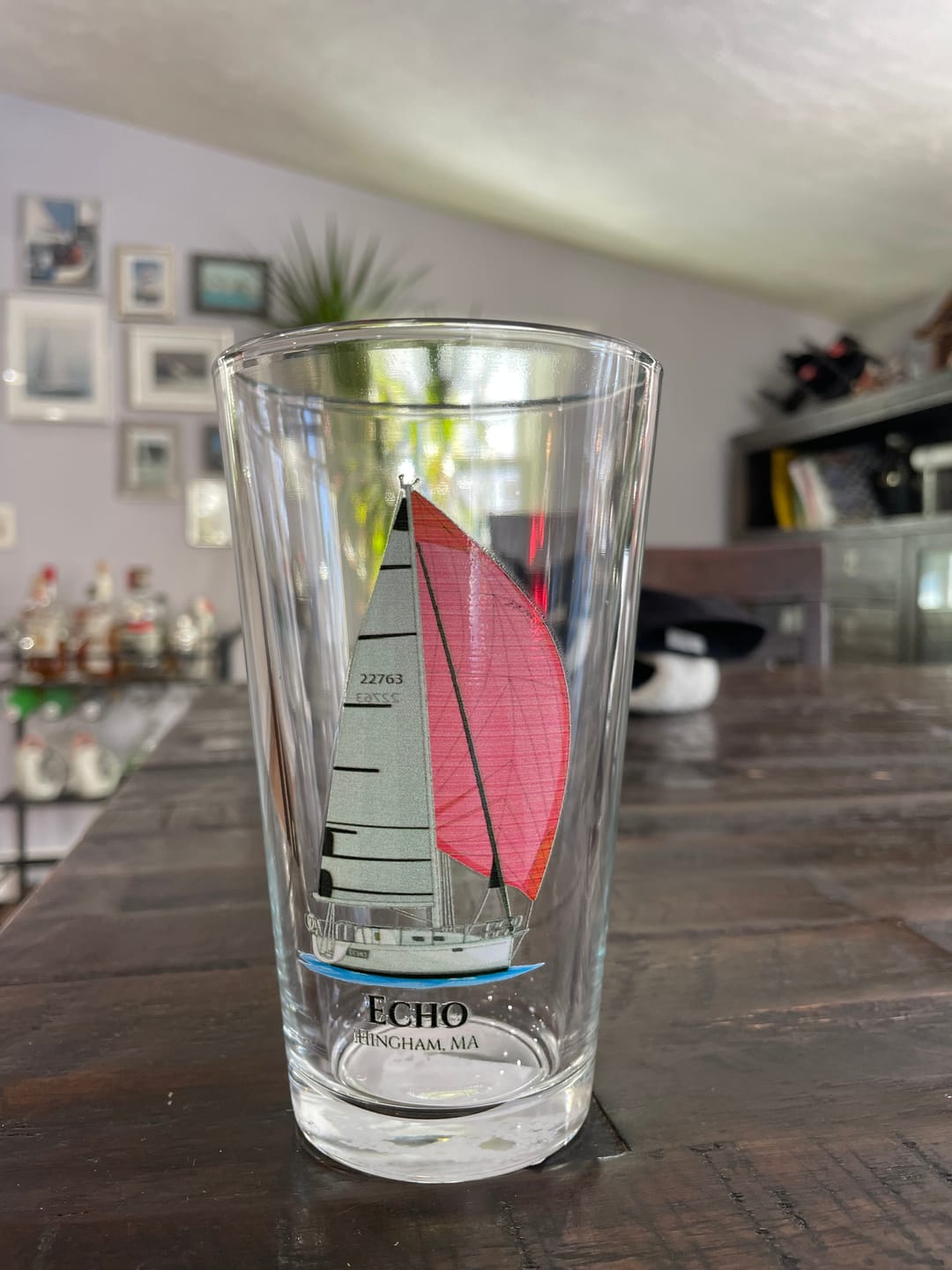 Customer photo review of Custom Pint Glasses