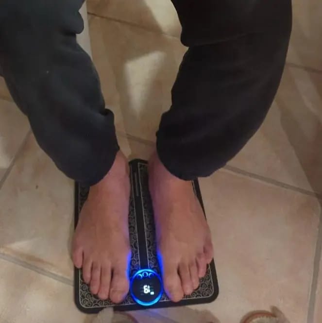 Customer photo review of Foot Massage Mat
