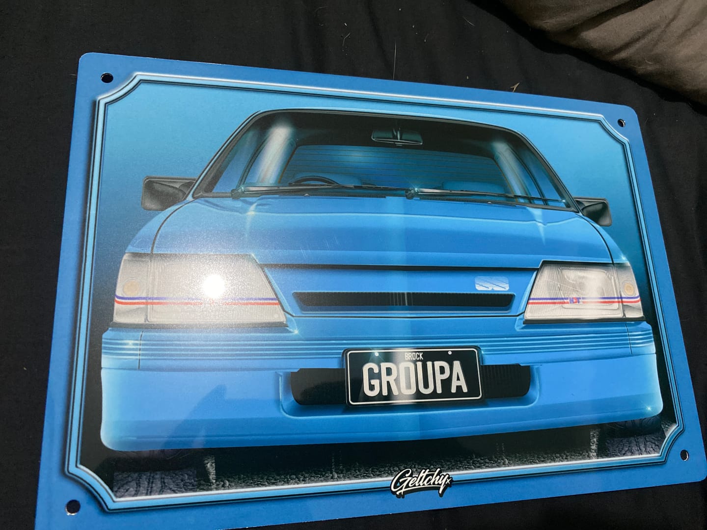 Customer photo review of VK COMMODORE GROUP A SS Man Cave Sign