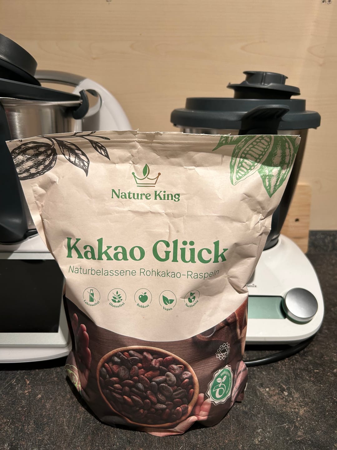 Customer photo review of Bio Kakao Glück 1 kg (100% Bio Roh Kakao)