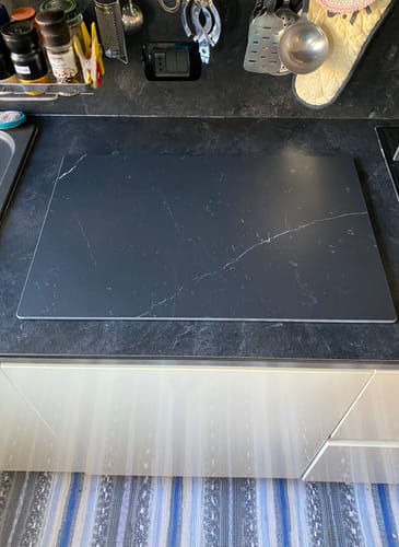 Customer photo review of Tagliere Elegant Black Satin - Opaco - 40x60cm