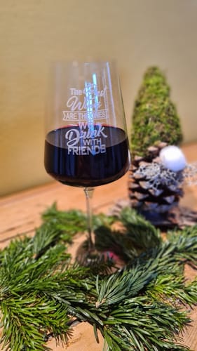 Customer photo review of Leonardo Weinglas Mystery Box - 6 zufällig gravierte Gläser