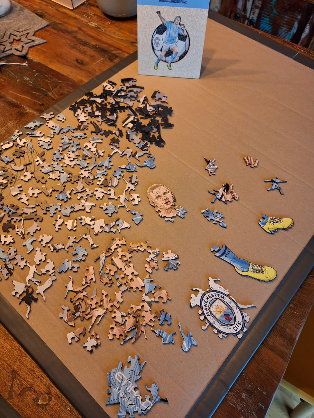 Customer photo review of Erling Haaland - Holzpuzzle
