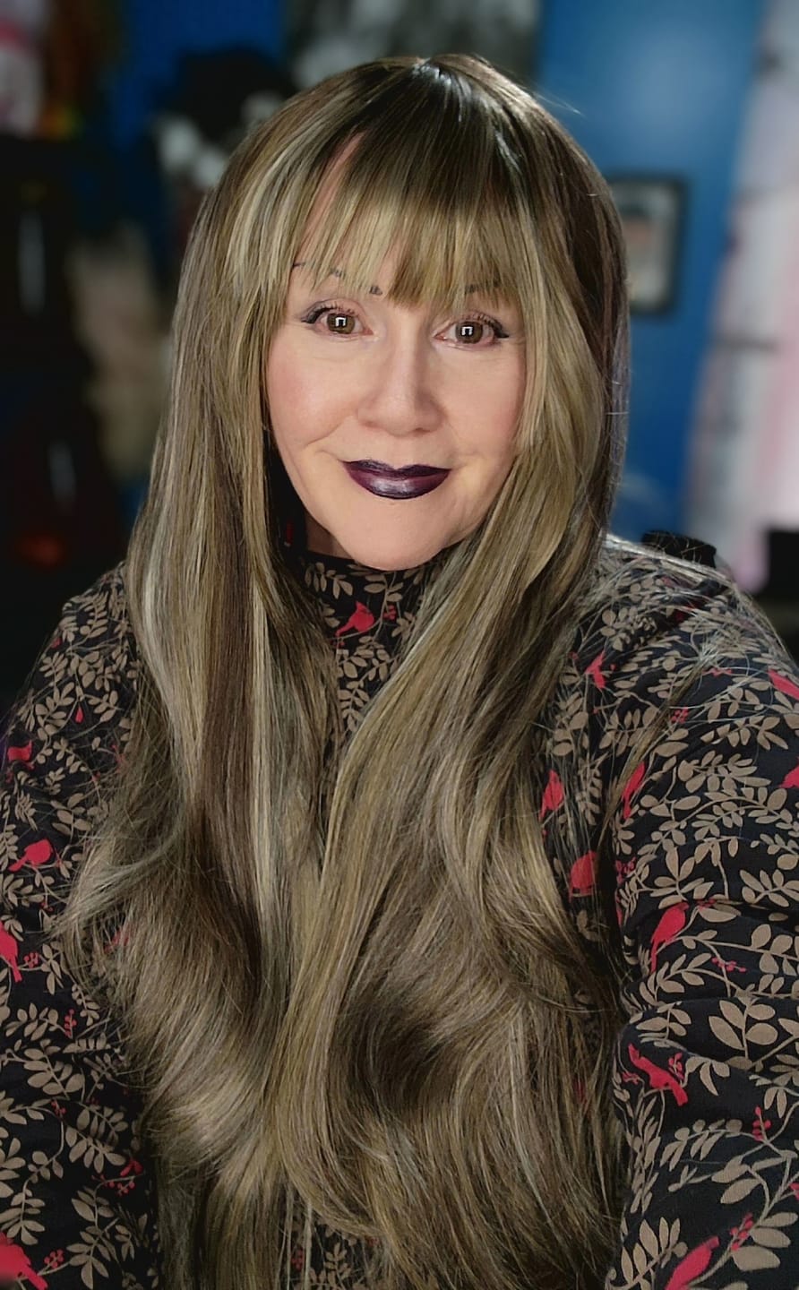 Customer photo review of Chade Cutie Collection Synthetic Full Wig - CUTIE 194 (CURTAIN BANG WIG 01)