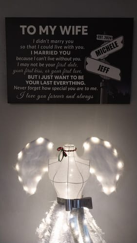 Jeff E. review of Gift for Wife - I Can't Live Without You - Personalized Canvas Print Wall Art image 1 out of 1