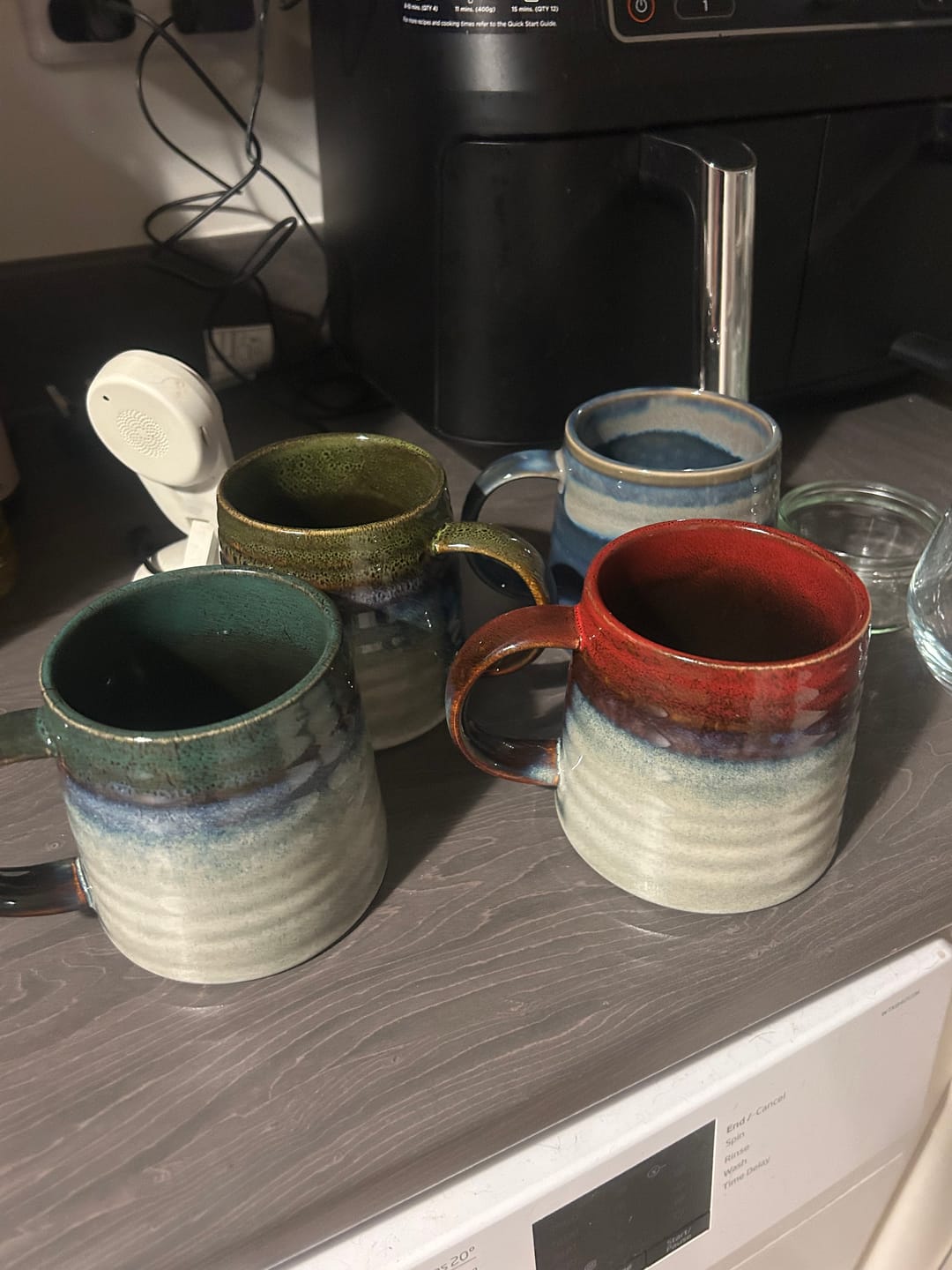 Customer photo review of Belleek Living Aura Mug Set of 4