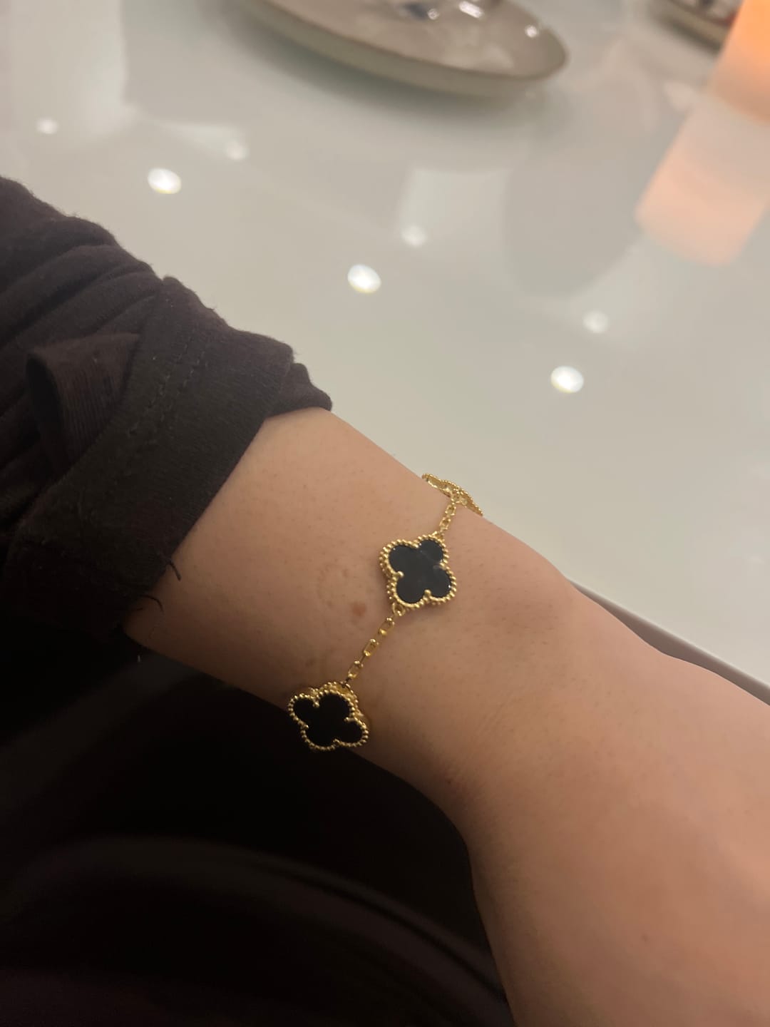 Customer photo review of Four clover Armband