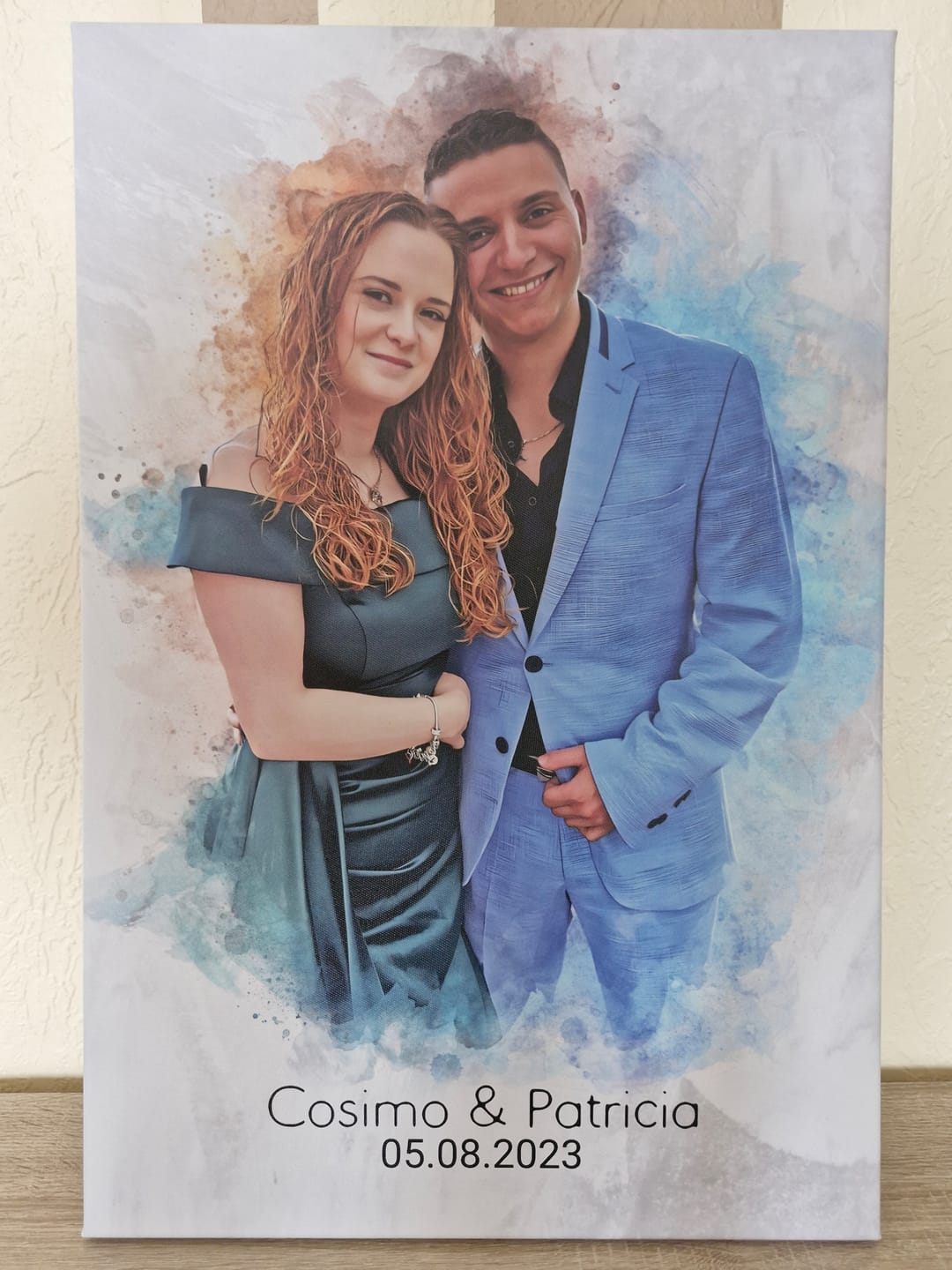 Customer photo review of Euer Foto als Aquarell | personalisierbares Poster