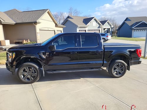 Customer photo review of 2" Front Leveling Lift Kits Aircraft Billet Strut Spacers For 2004-2025 Ford F150 2WD/4WD