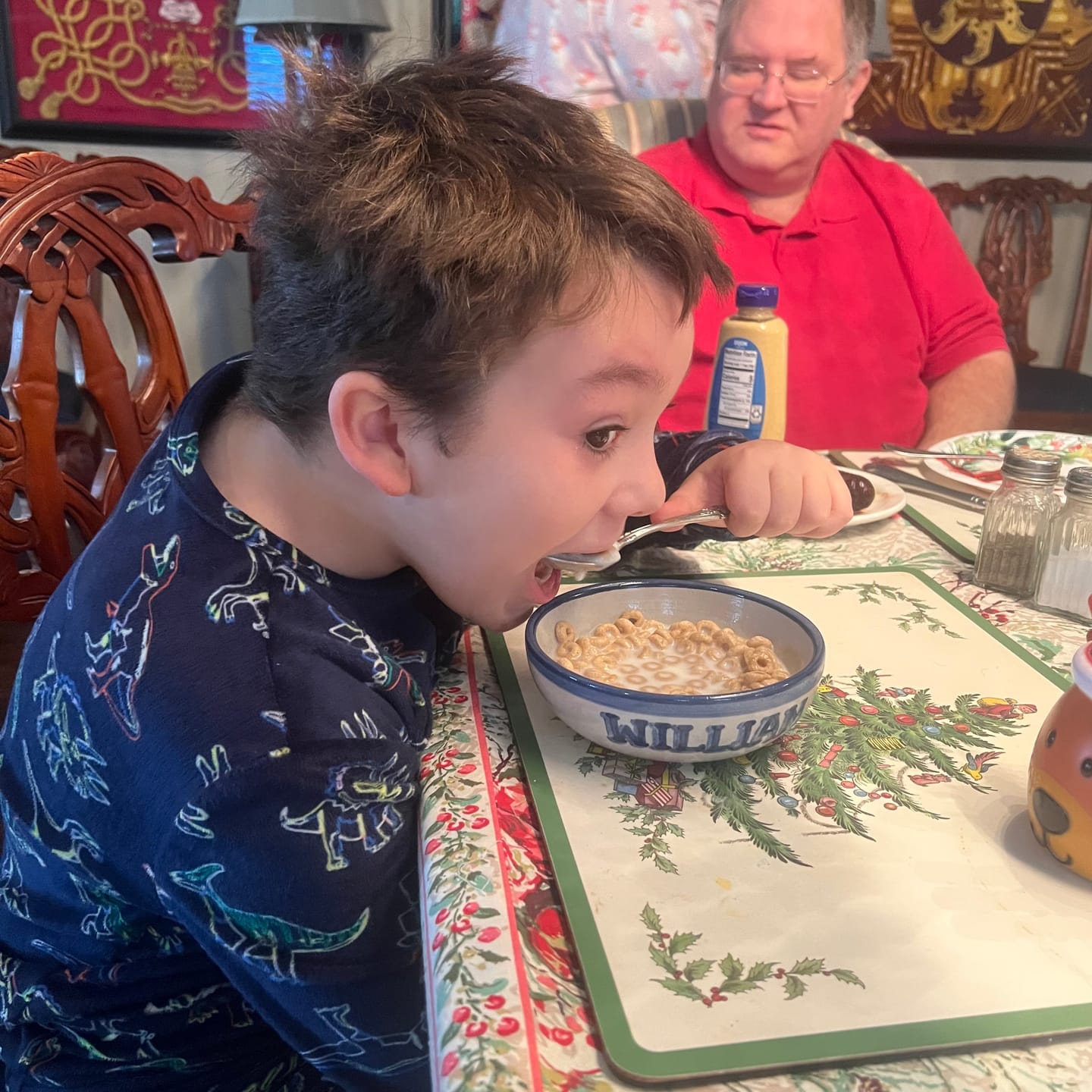 Customer photo review of Personalized Cereal Bowl