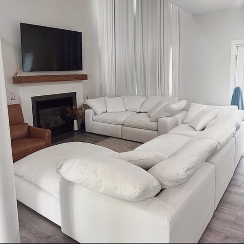 Customer photo review of Aries Cloud Couch