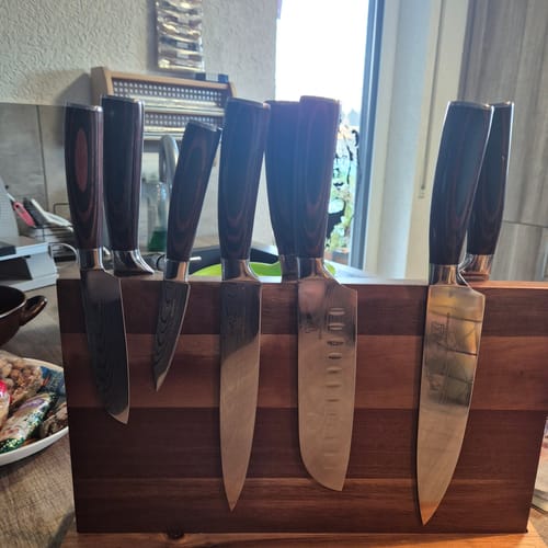 Customer photo review of Messerset Premium 8-teilig + Gratis Kochkurs & e-Buch