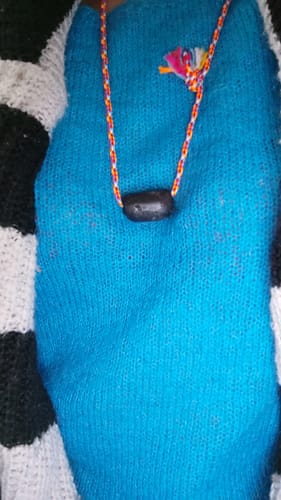 Customer photo review of Grosses perles Tibétaines en météorite ferreuse - Talisman Thogchag de Chana dorje.