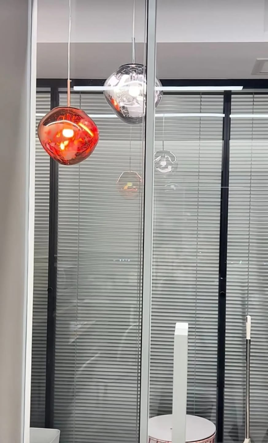 Customer photo review of Lava Bubble Pendant Chandelier