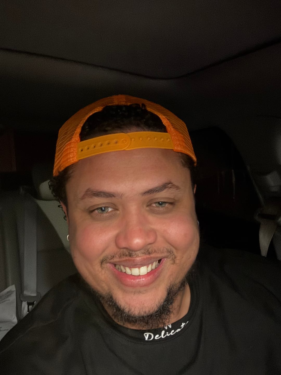 Customer photo review of Hunter Orange Snapback