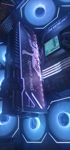 Customer photo review of Custom Design RGB GPU Backplate