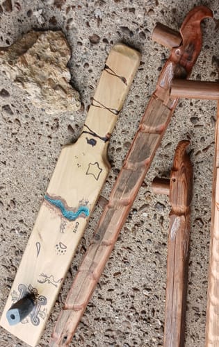 Customer photo review of Premium Wood Slices 10 pack