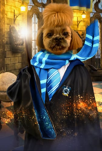 Customer photo review of 'Harry Dogger (RavenPaw)' Personalized Pet T-Shirt