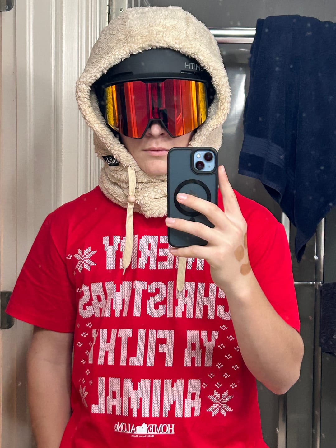 Customer photo review of Sherpa Hood