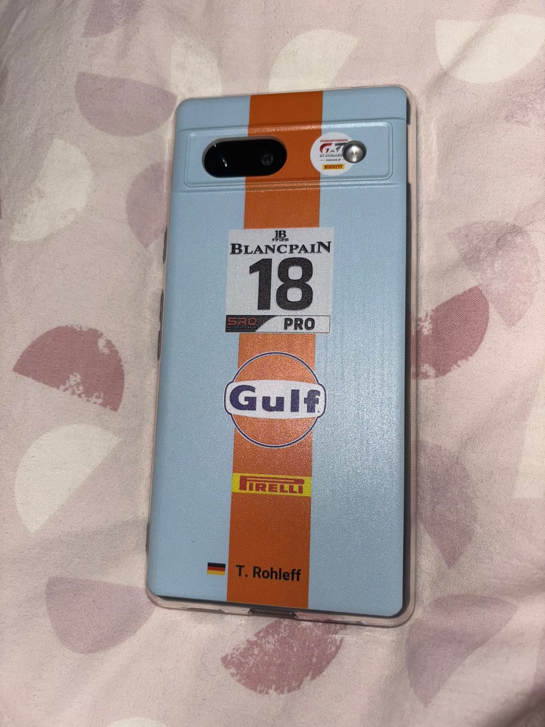 Customer photo review of Gulf Porsche GT Livery - Individuelle Handyhülle für Google