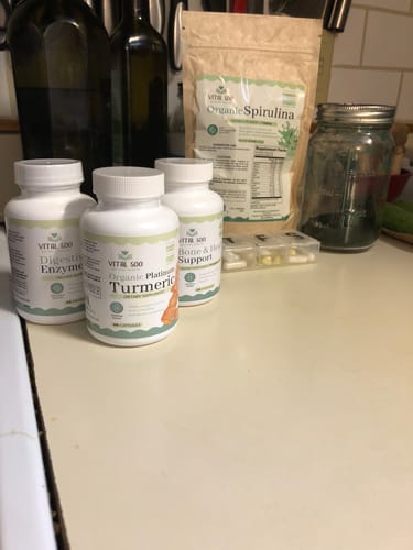 Customer photo review of Organic Spirulina Powder