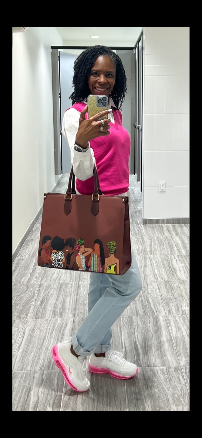 Customer photo review of Squad Royal Blue Cosmetic Bag