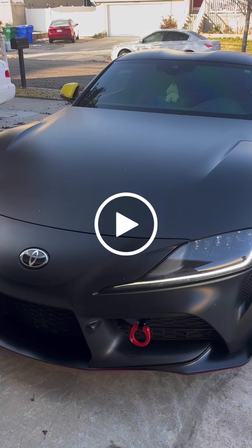 Customer video review of 2020+ Toyota Supra Custom Leather Seat Covers